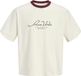 JACK&JONES JORATOCHA RINGER TEE SS CREW NECK - Heren - T-shirts - L - Antique White