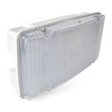 EMOS - LED-veiligheidslamp NESSI 10W met accu - antipaniekverlichting met handmatige testknop - 3 uur noodmodus - opbouwmontage - koud wit licht - ook voor vochtige ruimtes - wit