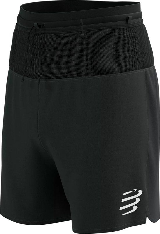 Compressport Trail Racing 2-in-1 Short - Heren - Black - S
