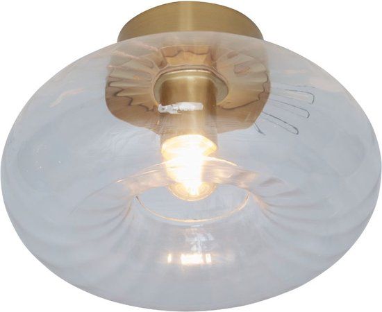 it's about RoMi Plafonniere Brussels - Goud/Glas - Ø27cm