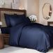 Arvion 3-delige Dekbedovertrekset Marineblauw - 200x200 cm + 2 Kussenslopen 50x80 cm - Ademende Microvezel met Ritssluiting