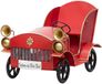 JJA Chariot de Noël en métal, longueur 151 cm, Rouge