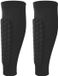 Holland Connections 1 paire de chaussettes de compression antidérapantes pour mollet avec protection en nid d'abeille pour le football, chaussettes de protège-tibias avec protection contre les chocs et protège-tibias respirants, adaptées aux enfants et aux adultes pour les sports de plein air - taille L - noir