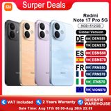 XIAOMI MOSCOW-EU Globale versie Redmi Note 17 Pro 6.83” 8340mAh batterij Krachtige Snapdragon 6s Gen 4 67W HyperCharge smartphone 5G