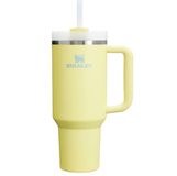 Stanley Quencher H2.0 Flowstate Tumbler 1.2L (Pomelo) - RVS - Lekvrije Thermosbeker met Rietje & Handvat – Geïsoleerd RVS – BPA-vrij - Drinkfles Waterfles