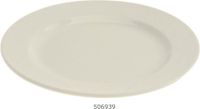 Mammoet Budgetline bord plat 18cm wit aardewerk 6 stuks