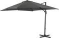 Acaza Parasol inclinable 250x250 cm - Gris foncé