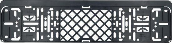 Carpoint Kentekenplaathouder Kliksysteem & Tekstrand 52 X 11 Cm Zwart