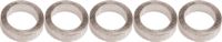 Gebhardt bladbout alu 5mm+moer voor baanblad, zilver (per 5)