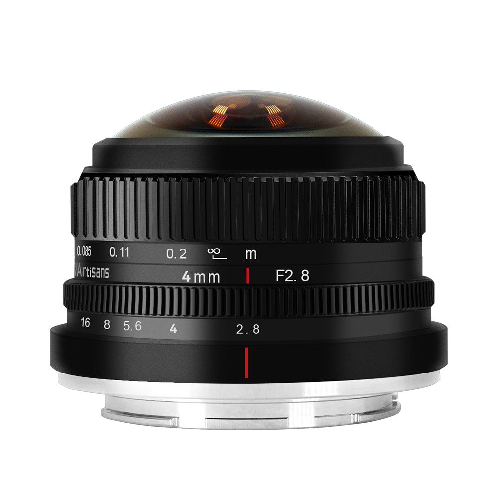 7artisans 4mm f/2.8 Fish-eye Lens for Sony E-mount - Black