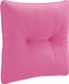 vidaXL Coussin de dossier PUTTEN 100% Polyester Rose 40 x 40 x 10 cm
