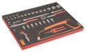 Bahco Foaminlay Fit&Go 3/3 met doppen | slagdoppen en toebehoren 1/2\" en snijgereedschap - met lasermarkering - 56-delig - FF1A208LM