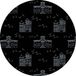 Bonateks, Ronde digitaal bedrukte muismat, antislip onderkant, voor kantoor en thuis, diameter: 22 cm