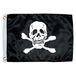 Taylor Made Products 1818 Jolly Roger bootvlag, 30,5 x 45,7 cm