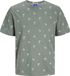 Jack & Jones T-shirt Jorpalm Aop Tee Ss Crew Neck Dut 12257763 Laurel Wreath Homme Taille - L