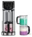ZELURXX Machine à glace, 19,2 oz (545 ml), entièrement automatique, 10 programmes, moteur DC silencieux, lavable au lave-vaisselle, convient pour glace, sorbet et milkshakes