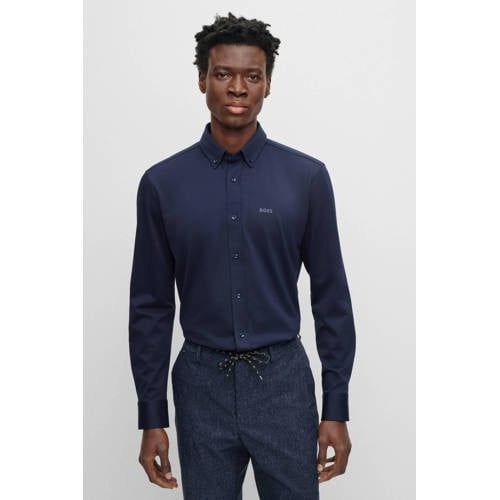 BOSS regular fit overhemd light/pastel blue