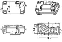 MAHLE Regler, Innenraumgebläse ABR5000S