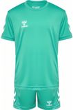 Hummel Hmllogo Set Kids 226152 Unisex Atlantis Logo Korte mouw Ronde hals Ademend materiaal Sportswear