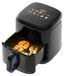 Friteuse à air chaud, 6,5 litres, 2200 watts, avec fonction grill et fumoir, noir