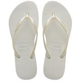 Havaianas Slim Teenslippers voor dames, Wit.