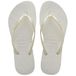 Havaianas Slim Teenslippers voor dames, Wit.