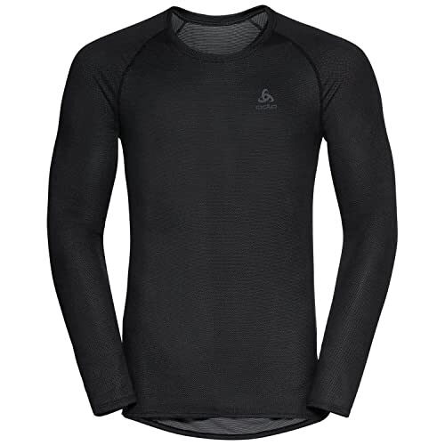 ODLO Heren Bl Top Crew Neck L/S Active F-Dry Light Eco T-shirt