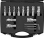 VEVOR Kroonborenset Metaal 13-Delig 7/16, 1/2, 9/16, 11/16, 5/8, 3/4, 13/16, 7/8, 15/16, 1, 1-1/16 Inch Kernboorset 25,4 MM Boordiepte Ringfreesset, Toebehoren voor Magneetboormachines