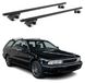 Mitsubishi Porte-bagages, porte-bagages de base pour Sigma Kombi, 1991-1996, 90 kg, aluminium, noir