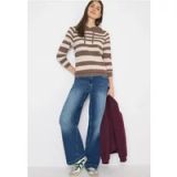 cecil Gestreepte hoodie met structuur