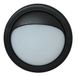 Tibelec 341820 Bullauge rond zwart LED buiten aanpasbaar met afneembaar vizier, kunststof, 11 W, 6,5 x 15 cm