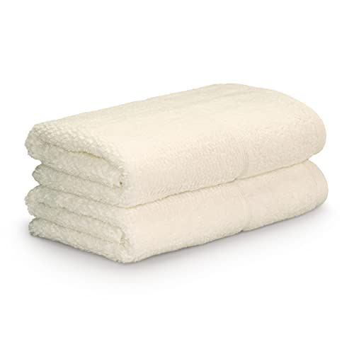 Frottana Pearl handdoek 50 x 100 cm ivoor 2er set