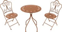 AXI Marilou 3-delige metalen Bistroset Romantisch Terracotta