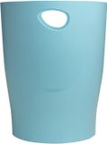 Exacompta 1 ECOBIN Skandi prullenbak met handgrepen - 15 liter - Frost Blue