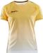 Craft Pro Control Fade Shirt Korte Mouw Dames - Geel | Maat: XS