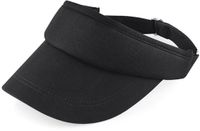 Beechfield Sports Visor Zwart