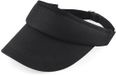Beechfield Sports Visor Zwart