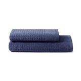 SWEET HOME - Handdoeken voor gezicht en bidet van badstof van puur katoen, 100% gecertificeerd volgens Oeko-Tex Zero Twist, set met badhanddoek 50 x 100 cm en 40 x 50 cm, zacht en absorberend, ook als