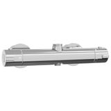 vidaXL Thermostatische douchemixer RVS 201 27 x 8 x 6 cm zilver