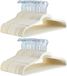 AmazonBasics Smalle en antislip kleerhangers voor overhemden/kostuum/kostuum, pak van 100, ivoor