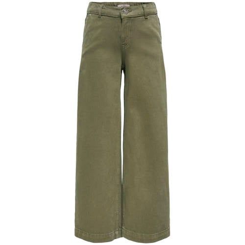 ONLY KIDS ONLY KOGCOMET wide leg jeans - groen
