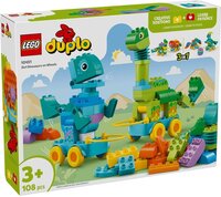 LEGO - DUPLO LEGO® DUPLO® Stad 3-in-1 Dinosaurussen op Wielen - 10451