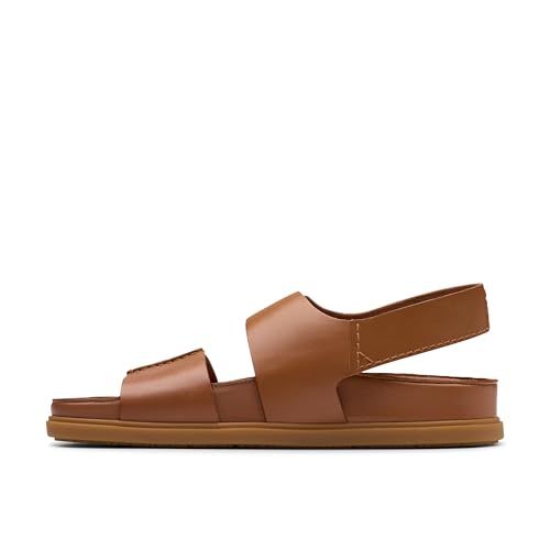 Clarks Torford Strap Mens Tan Leather, 6