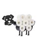 Sanics Reserverolhouder Hond – Vrijstaand & Ophangbaar – WC Papier Houder – Toiletrolhouder Zwart – WC Rolhouder staand 7 Rollen