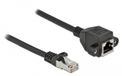 DeLOCK 87005 Câble réseau Noir 5 m Cat6a S/FTP