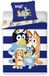4KidsOnly Bluey dekbedovertrek - Katoen - Multi Colour - Eenpersoons - 140x200 cm