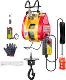 VEVOR 2-in-1 Draagbare Elektrische Takel 1100LBS Bekabelde/Draadloze Afstandsbediening
