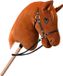 Imperial Riding Free Spirit stokpaard met hoofdstel en teugels, bruin