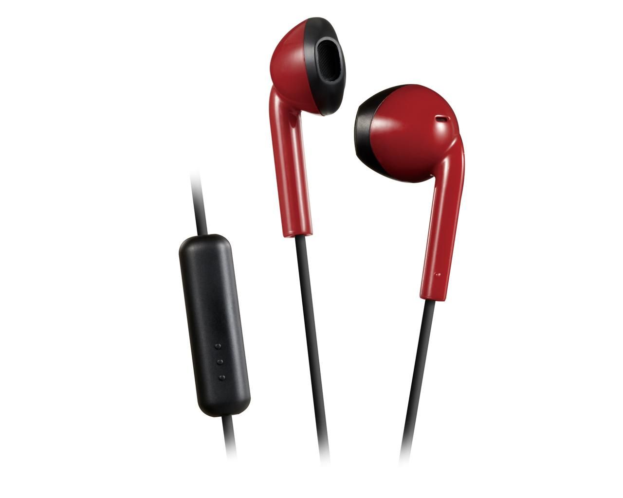JVC HA-F19M-RB In-Ear Headphones - Red