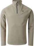 Dare 2b Dignify Core Stretch anti-geur isolerende middenlaag voor heren, beige, lange mouw, ritssluiting, gestreept, polyester